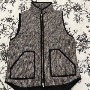 J. Crew Herringbone Vest